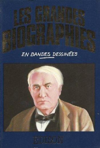 Couverture de l'album Les Grandes biographies en bandes dessinées - 8. Edison