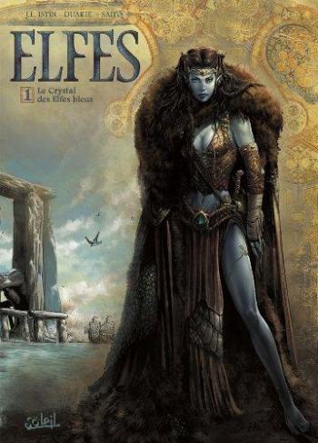 Couverture de l'album Elfes - 1. Le Crystal des Elfes Bleus