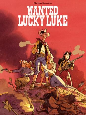 Couverture de l'album Les Aventures de Lucky Luke selon Matthieu Bonhomme - 2. Wanted Lucky Luke