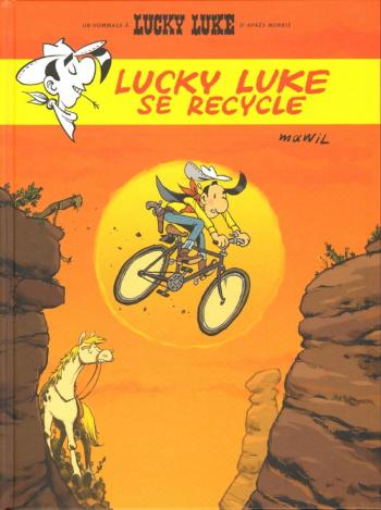 Couverture de l'album Un hommage à Lucky Luke d'après Morris - 2. Lucky Luke se recycle