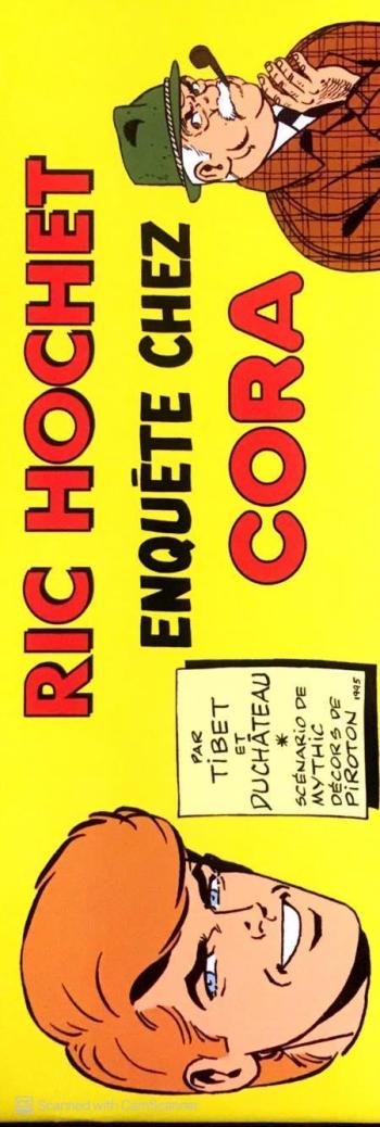 Couverture de l'album Ric Hochet - HS. Enquête chez Cora