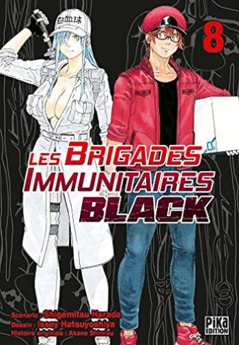 Couverture de l'album Les Brigades Immunitaires Black - 8. Métastase cérébrale, volonté, travail