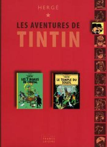 Couverture de l'album Tintin (France Loisirs - Collection Duo) - 8. Les 7 boules de cristal / Le temple du soleil