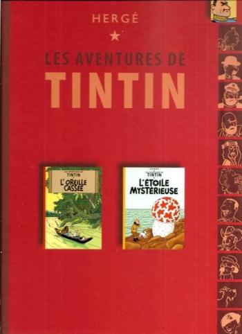 Couverture de l'album Tintin (France Loisirs - Collection Duo) - 10. L'Oreille cassée / L'Étoile mystérieuse