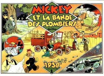 Couverture de l'album L'Âge d'or de Mickey Mouse (Hachette) - 1. Mickey et la bande des plombiers